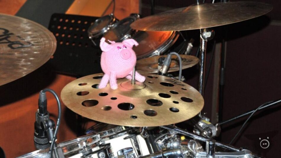 Piglet and Drums